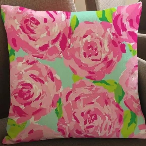 Other - NWT Pink Rose Pillow Cover | HPFI Roses